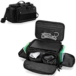 The carrying case has a compact size, which is lightweight and portable. Top handle and padded shoulder strap provide a comfortable carry experience for you.